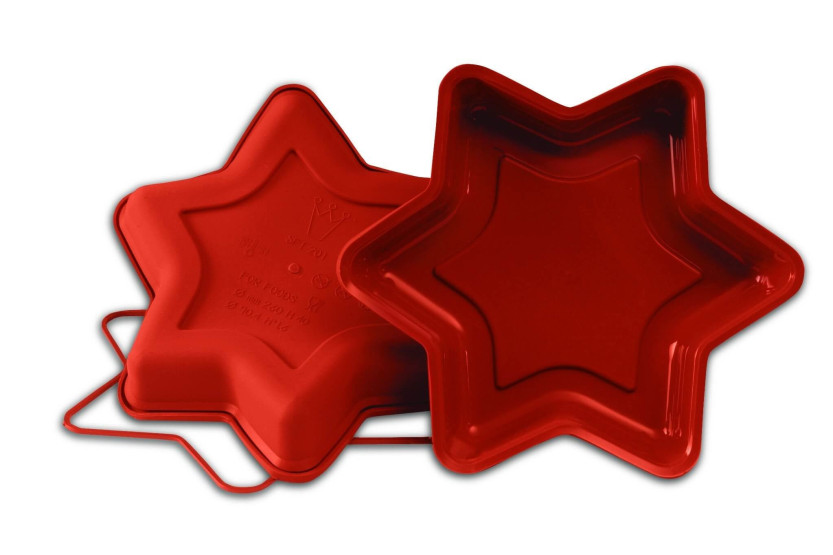 Stampo professionale in silicone Uniflex star 6 rami Ø26cm h 4cm