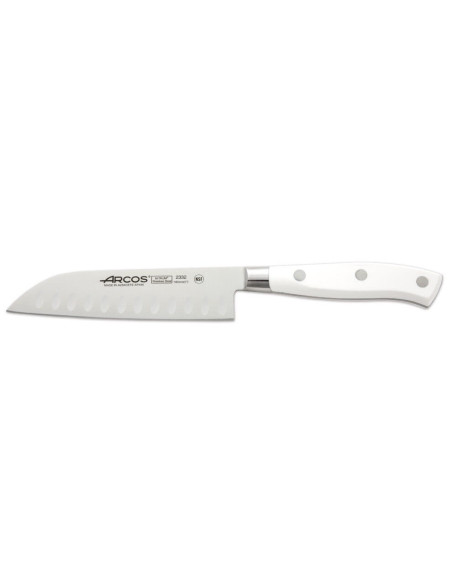 Set di 3 coltelli forgiati Riviera White Arcos (Chef+Santoku+Office)