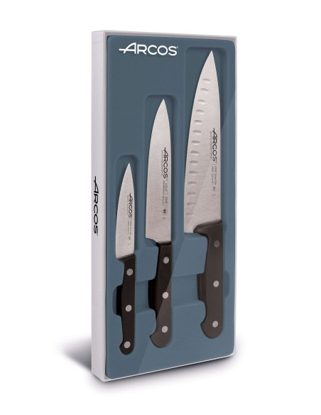 Set mit 3 Küchenmessern Arcos Universal Griffe 3 Nieten