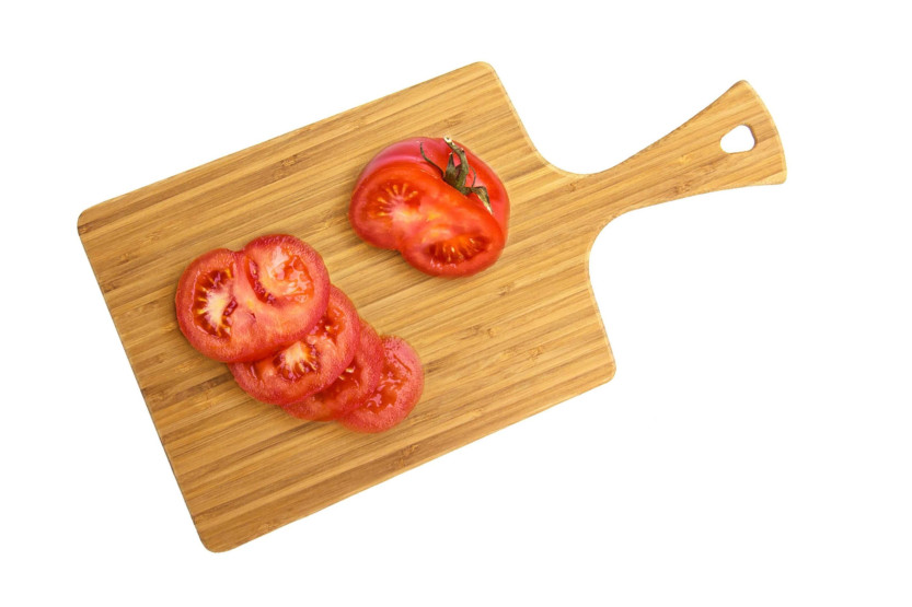 Schneidebrett Totally Bamboo Greenlite Bistrot mit Griff