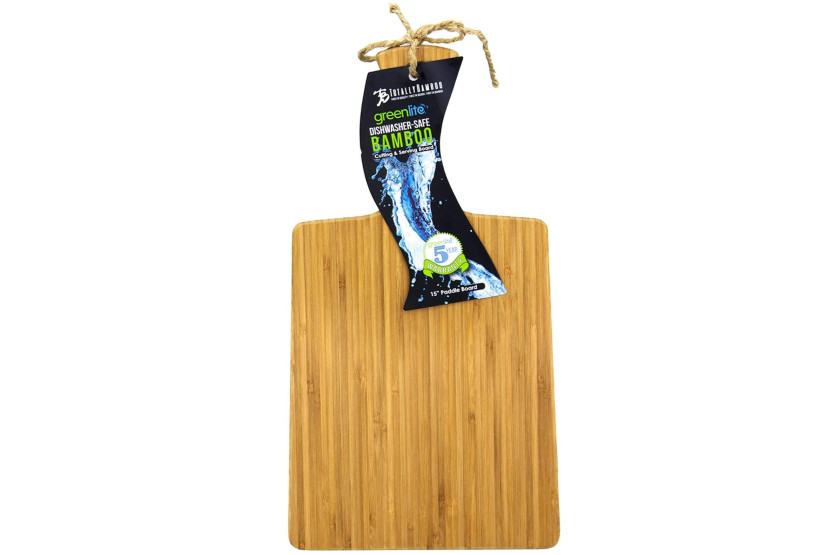 Tagliere Totally Bamboo Greenlite Bistrot con impugnatura