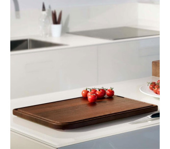 Legnoart Gourmand tabla de cortar de haya natural y acacia + canalón 2