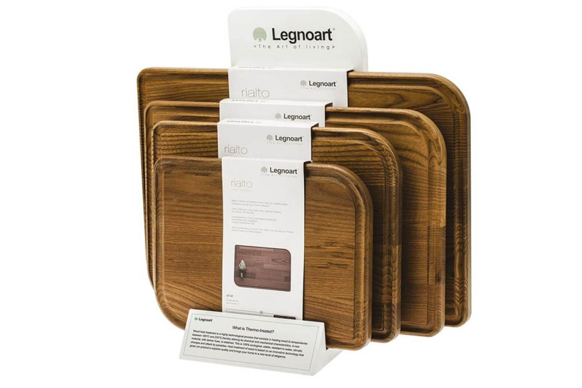 Legnoart Gourmand luonnon pyökki- ja akaasia-leikkuulauta + kouru