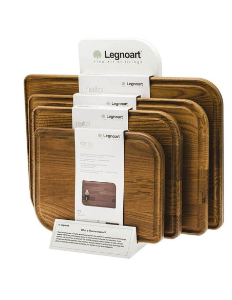 Legnoart Gourmand luonnon pyökki- ja akaasia-leikkuulauta + kouru