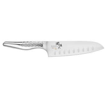Cuchillo santoku japonés Kai Seki Shoso Cuchillo santoku 16,5cm con borde granton