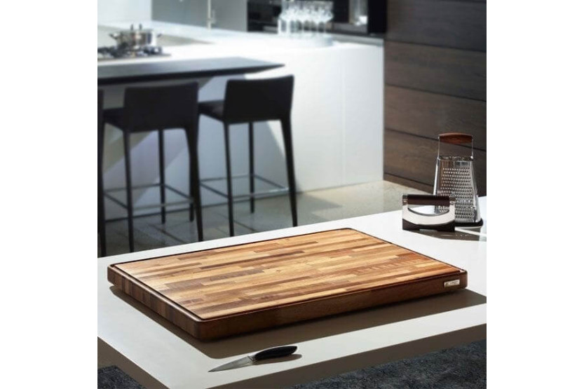 Legnoart Grand Gourmand tagliere in noce con grondaia
