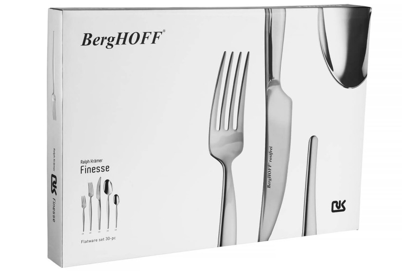 Ménagère 30 couverts Finesse Berghoff Essentials inox 18/10