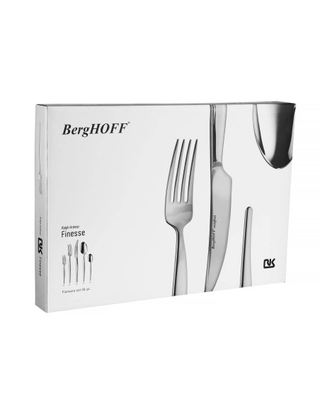 Ménagère 30 couverts Finesse Berghoff Essentials inox 18/10