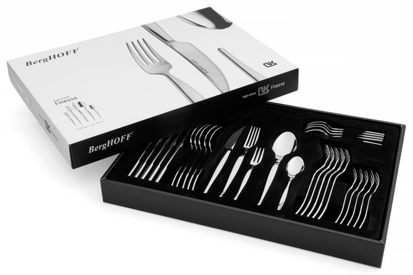 Ménagère 30 couverts Finesse Berghoff Essentials inox 18/10