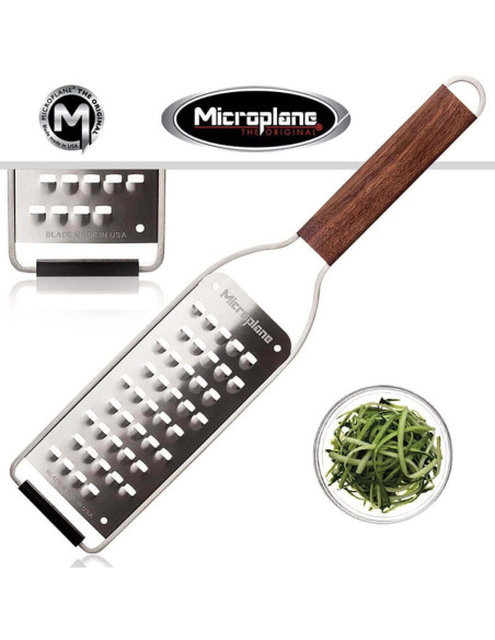 Caixa de oferta do ralador Microplane Master zester + ralador muito grosso