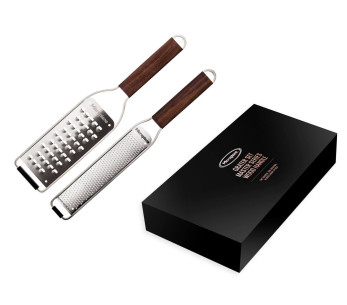 Microplane Master rallador zester + rallador muy grueso estuche de regalo