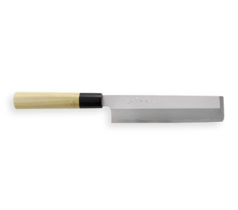 Yoshihiro Jyosaku Blanco 2 acero 18cm cuchillo tradicional japonés usuba