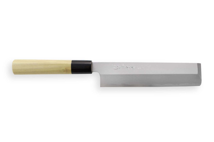 Yoshihiro Jyosaku White 2 teräs 18cm käsintehty japanilainen usuba veitsi