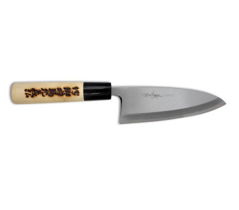 Yoshihiro Jyosaku Wit 2 staal 15cm deba japans handgemaakt mes