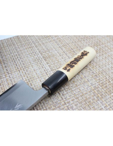 Yoshihiro Jyosaku Vit 2 stål 15cm deba japansk handgjord kniv
