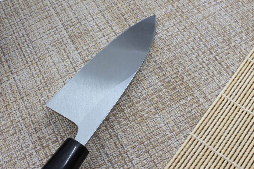 Faca deba japonesa artesanal Yoshihiro Jyosaku Branco 2 aço 15cm
