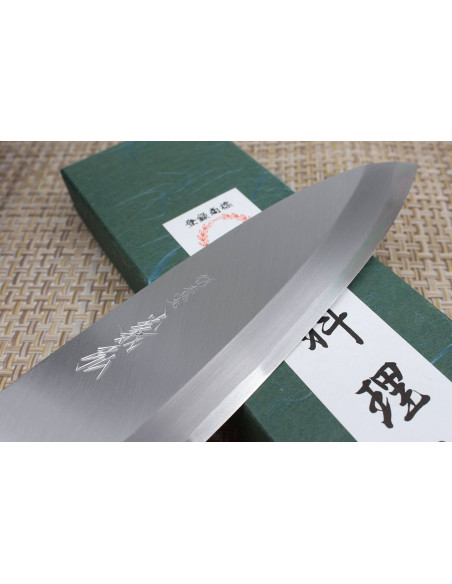Yoshihiro Jyosaku Wit 2 staal 15cm deba japans handgemaakt mes