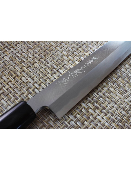 Yoshihiro Jyosaku Hvid 2 stål 24 cm håndlavet japansk Yanagiba-kniv