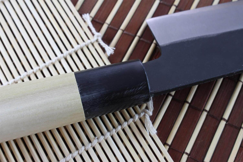 Couteau nakiri japonais artisanal Yoshihiro Branco 2 aço 16,5cm