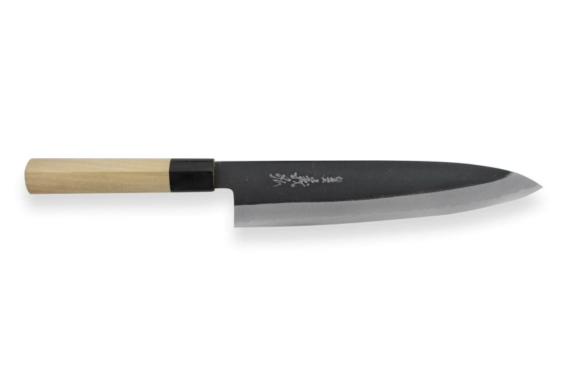 Faca de chef japonesa Yoshihiro White 2 em aço de 24 cm feita à mão