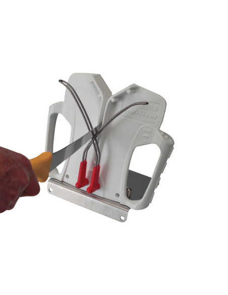 FISCHER Redsteel Polish cross-spindle sharpener