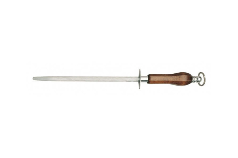 FISCHER slagersmes 30cm rond bit gelakt houten handvat