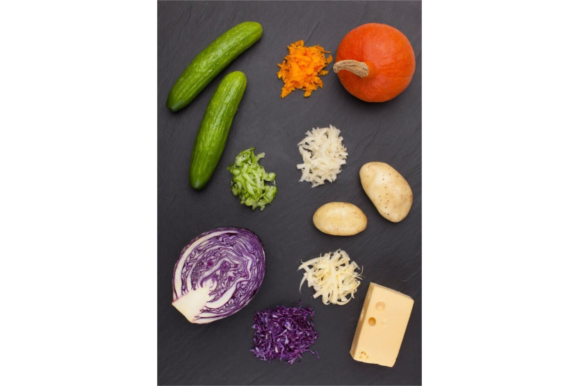 Microplane Gourmet grattugia extra grossa manico nero