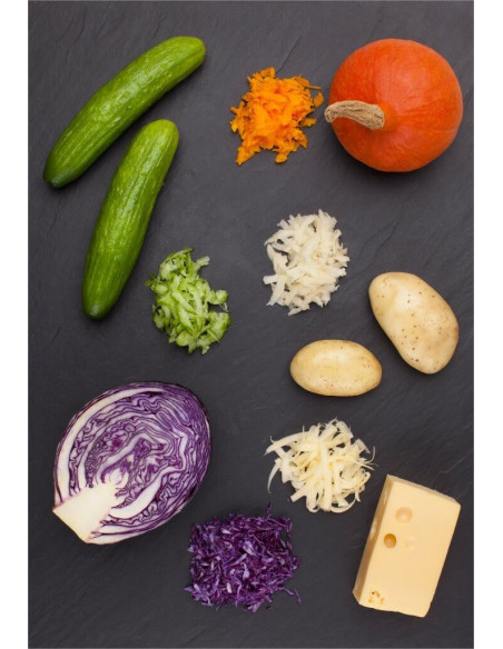 Microplane Gourmet grattugia extra grossa manico nero