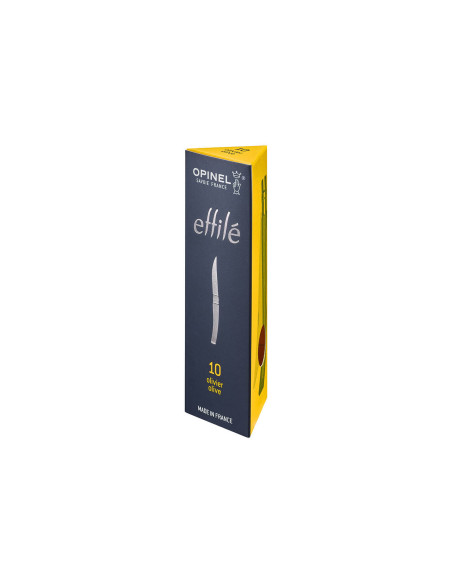 Opinel Messer Effilé n°10 Klinge 10cm Griff aus Olivenholz