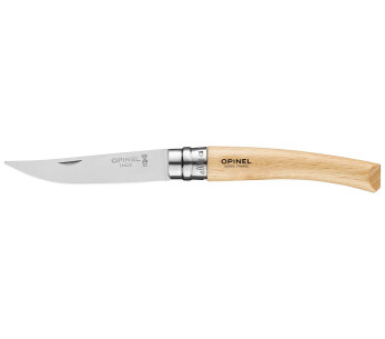 Opinel Effilé n°8 kniv, 8 cm blad, håndtak i bøketre