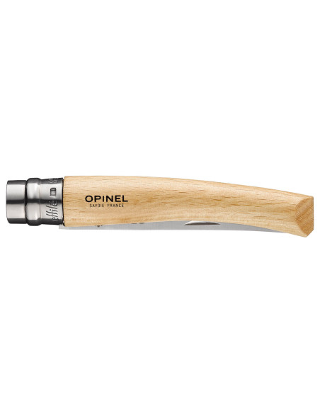 Faca Opinel Effilé n°8, lâmina de 8 cm, cabo em madeira de faia