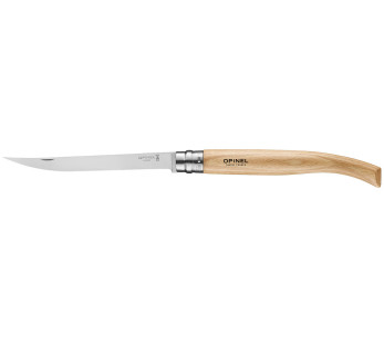 Cuchillo Opinel Effilé n°15 15cm mango de madera de haya