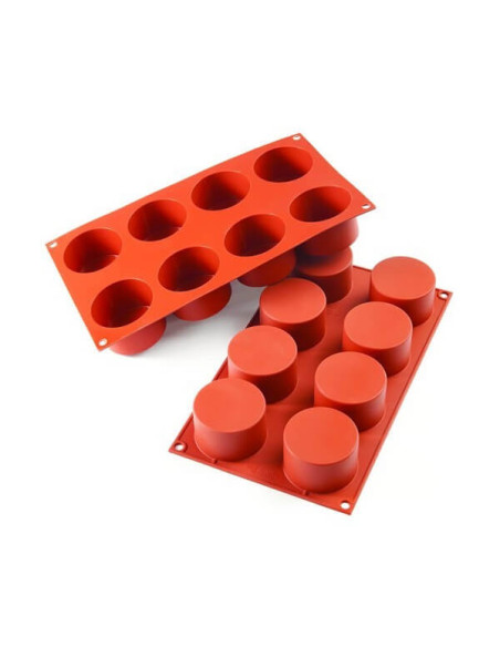 Silicon Flex molde profesional 300x175mm 8 cilindros