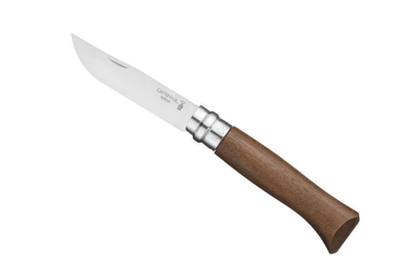 MESSER OPINEL LUXE N° 8 VRI GRIFF 11 CM WALNUSSHOLZ