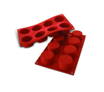 Silicon Flex professionell form 300x175mm 8 cylindrar 90ml
