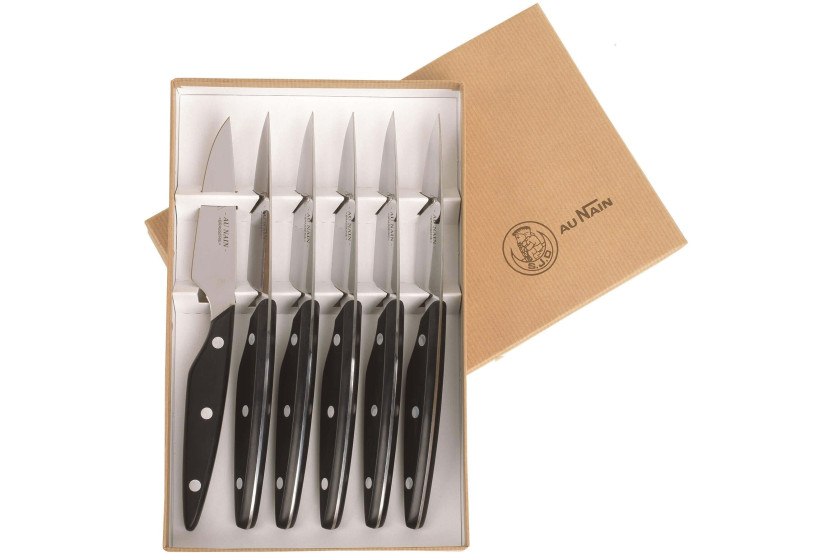 Set of 6 Au Nain Brasserie table knives