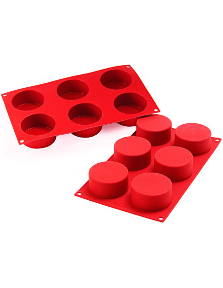 Silicon Flex professional mold 300x175mm 6 cylinders 133ml