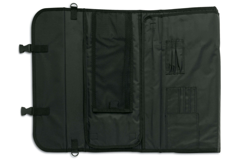 Funda rígida de nylon para 17 cuchillos y 3 accesorios Claveles