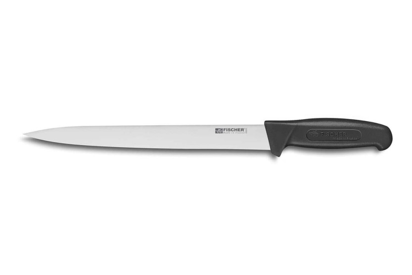 Fischer HACCP semi-fleksibel professionel Slicing-kniv 28 cm med sort håndtag
