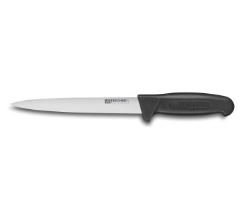 Fischer HACCP Faca de esfolar flexível profissional 20cm cabo preto