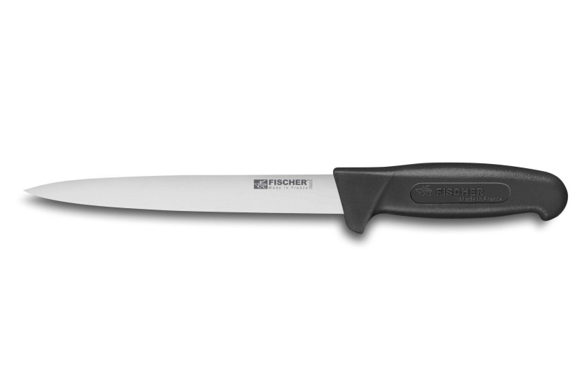 Fischer HACCP Professional flexibel avhudningskniv 20cm svart handtag
