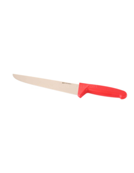 Cuchillo carnicero 28cm mango rojo Bargoin
