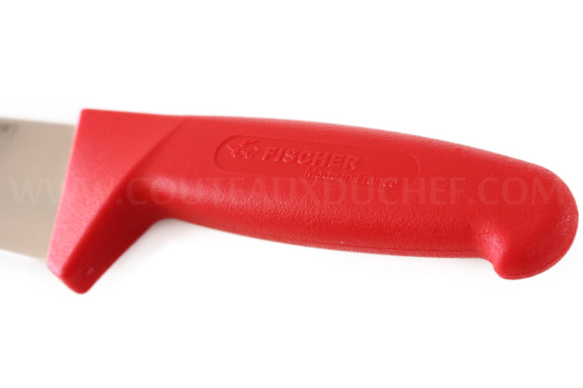 Slagersmes 28cm rood handvat Bargoin