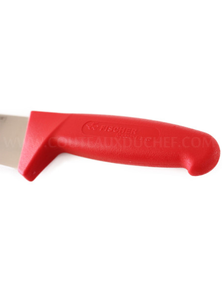 Cuchillo carnicero 28cm mango rojo Bargoin