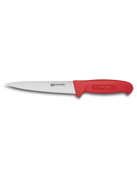 Profi-Entblutungsmesser Fischer HACCP 17cm roter Griff