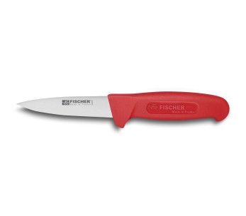 Faca de sangrar profissional Fischer HACCP 11cm cabo vermelho