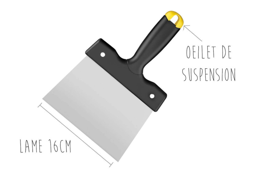 Sjokoladespatel 16 cm blad