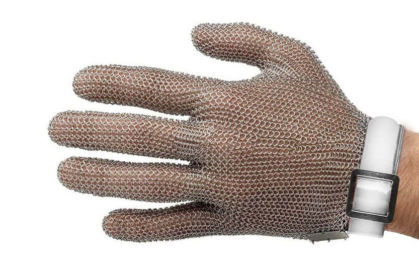 Niroflex-Schutzhandschuh aus rostfreiem Metallringgeflecht - Größe S