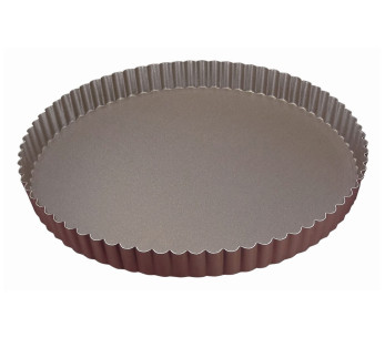 Tourtière redonda acanalada Gobel con base fija - Diámetro 24cm