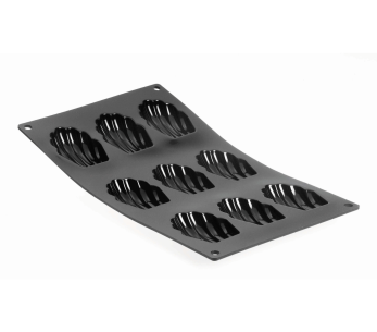 Moule 9 madeleines De BuyerMoul'flex 1966.01 og silikon